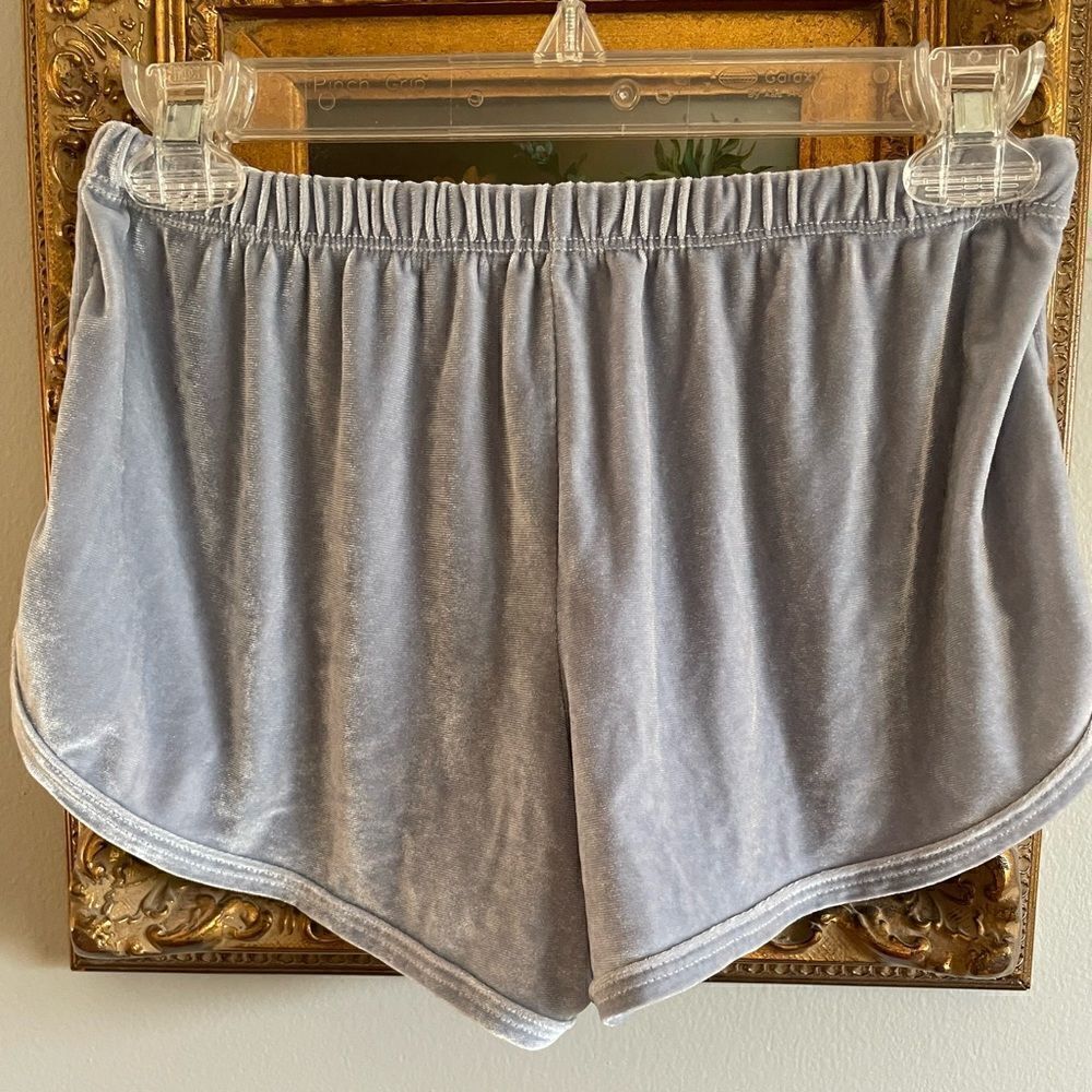 John Gault Brandy Melville velvet Stretch Shorts size OS fits most